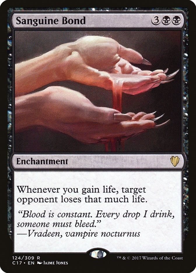 Image for Sanguine Bond (124) (Commander 2017) (C17) - Magic: The Gathering