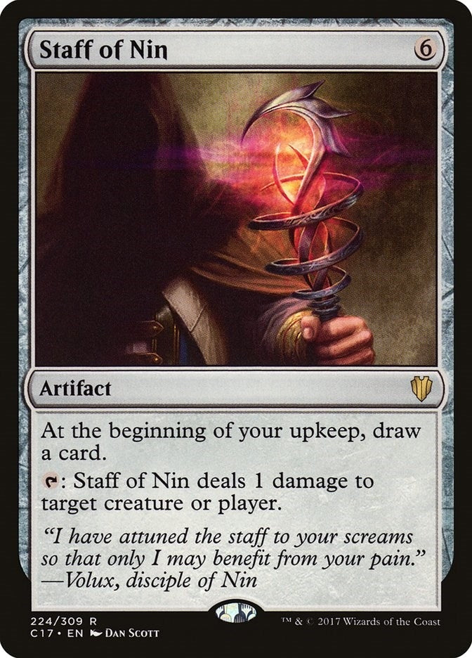 Image for Staff of Nin (224) (Commander 2017) (C17) - Magic: The Gathering