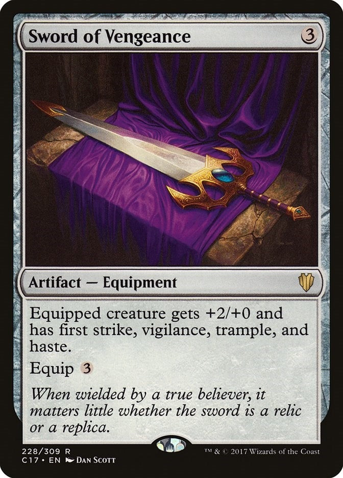 Image for Sword of Vengeance (228) (Commander 2017) (C17) - Magic: The Gathering