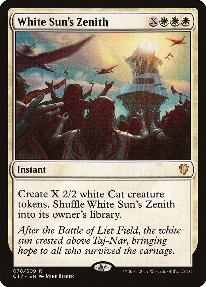 Image for White Sun's Zenith (78) (Commander 2017) (C17) - Magic: The Gathering