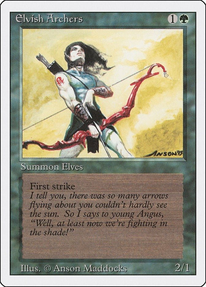 Image for Elvish Archers (Revised Edition) (3ED) - Magic: The Gathering