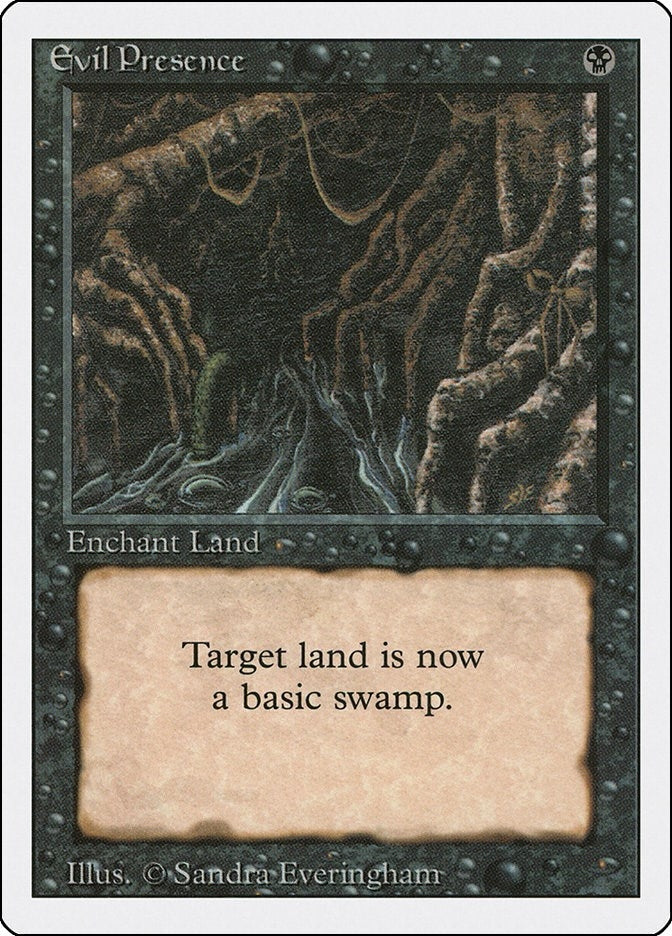 Image for Evil Presence (Revised Edition) (3ED) - Magic: The Gathering