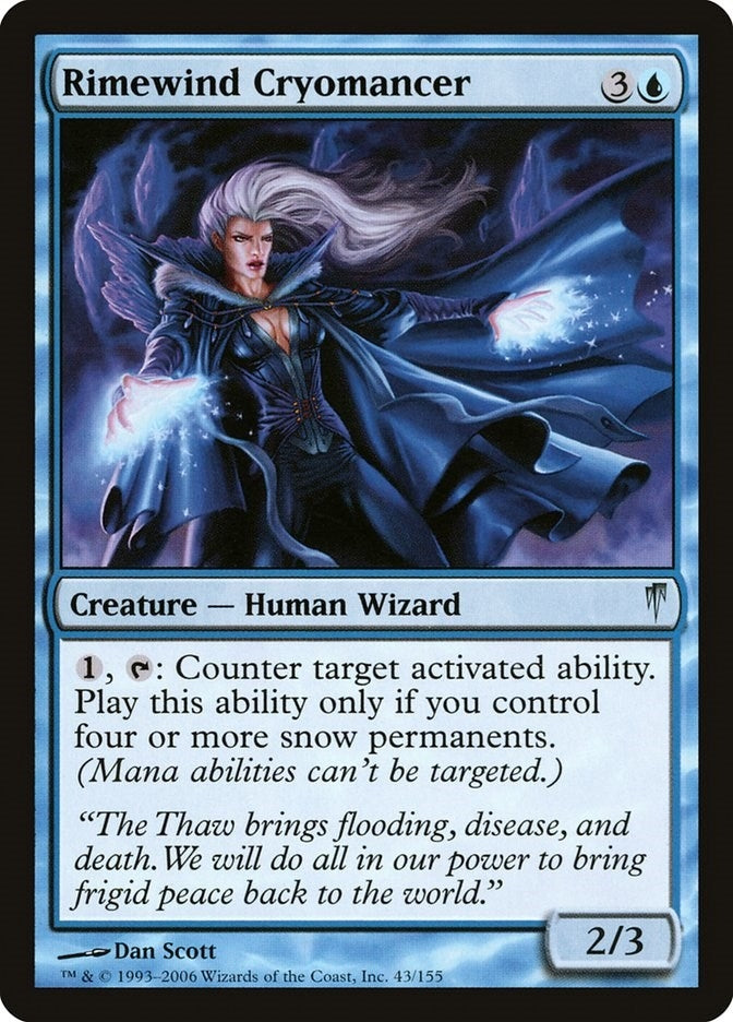 Image for Rimewind Cryomancer (43) (Coldsnap) (CSP) - Magic: The Gathering