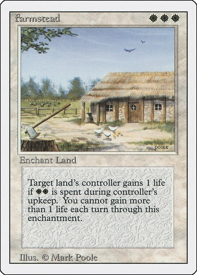 Image for Farmstead (Revised Edition) (3ED) - Magic: The Gathering