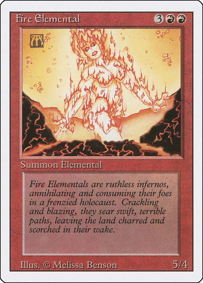 Image for Fire Elemental (Revised Edition) (3ED) - Magic: The Gathering