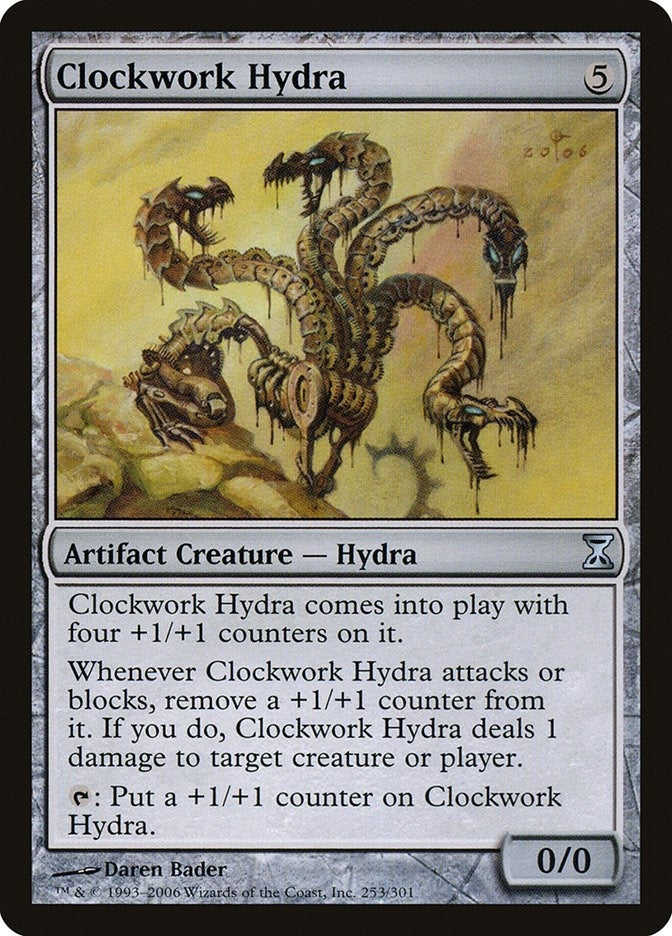 Image for Clockwork Hydra (253) (Time Spiral) (TSP) - Magic: The Gathering