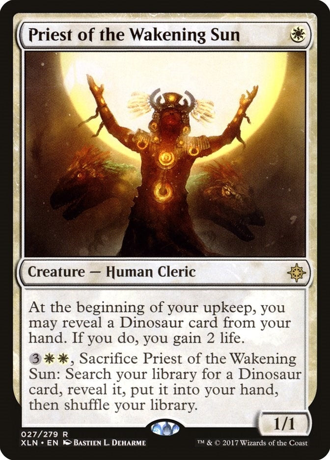 Image for Priest of the Wakening Sun (27) (Ixalan) (XLN) - Magic: The Gathering