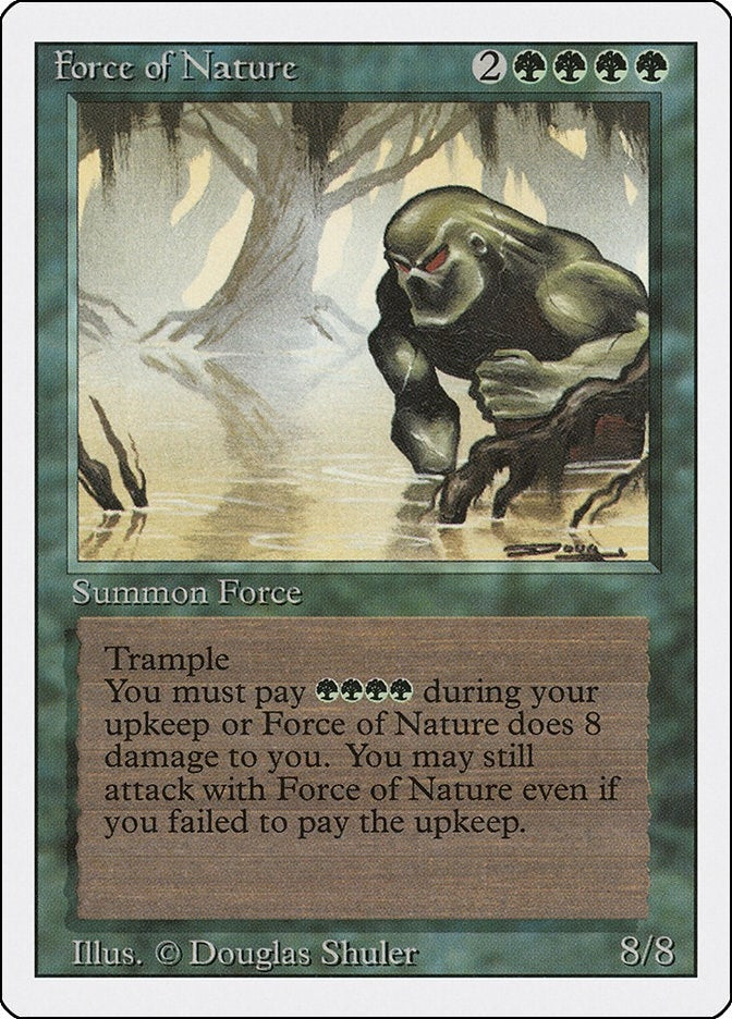 Image for Force of Nature (Revised Edition) (3ED) - Magic: The Gathering