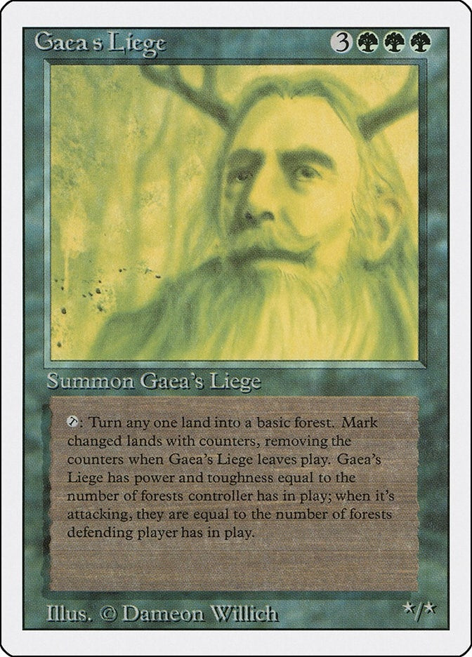Image for Gaea's Liege (Revised Edition) (3ED) - Magic: The Gathering