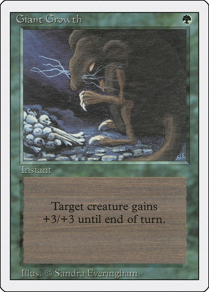 Image for Giant Growth (Revised Edition) (3ED) - Magic: The Gathering