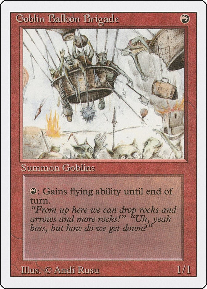 Image for Goblin Balloon Brigade (Revised Edition) (3ED) - Magic: The Gathering