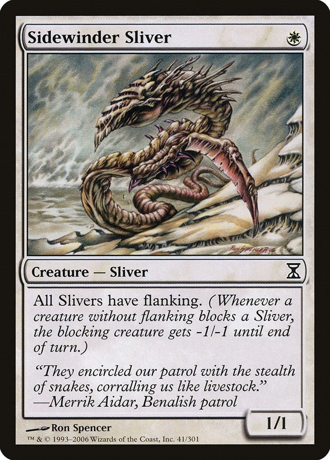 Image for Sidewinder Sliver (41) (Time Spiral) - Magic: The Gathering