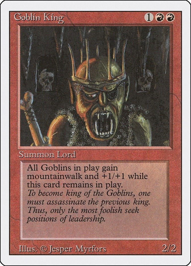 Image for Goblin King (Revised Edition) (3ED) - Magic: The Gathering