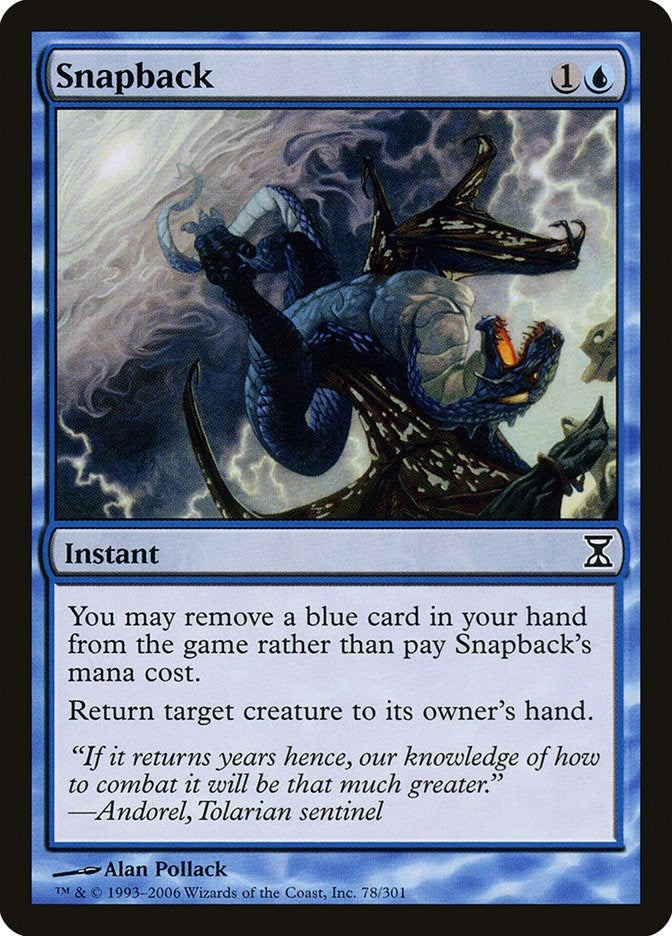 Image for Snapback (78) (Time Spiral) (TSP) - Magic: The Gathering