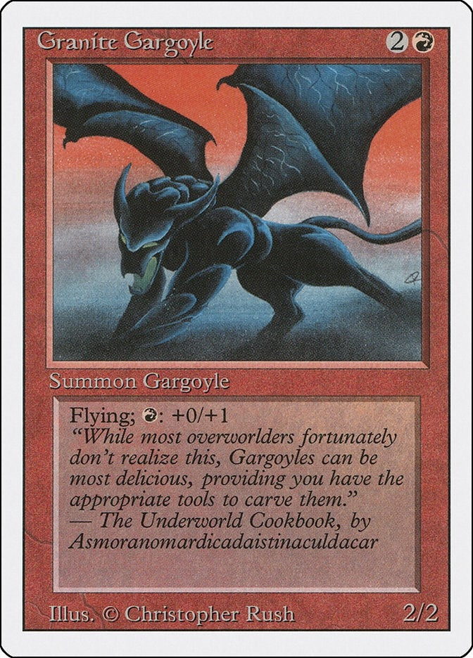 Image for Granite Gargoyle (Revised Edition) (3ED) - Magic: The Gathering