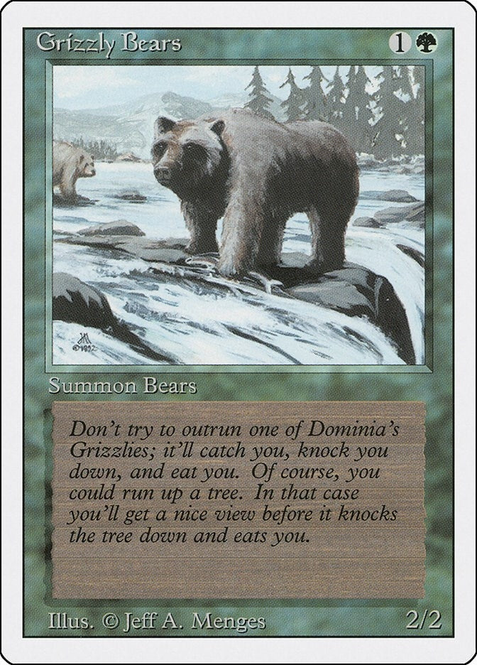 Image for Grizzly Bears (Revised Edition) (3ED) - Magic: The Gathering