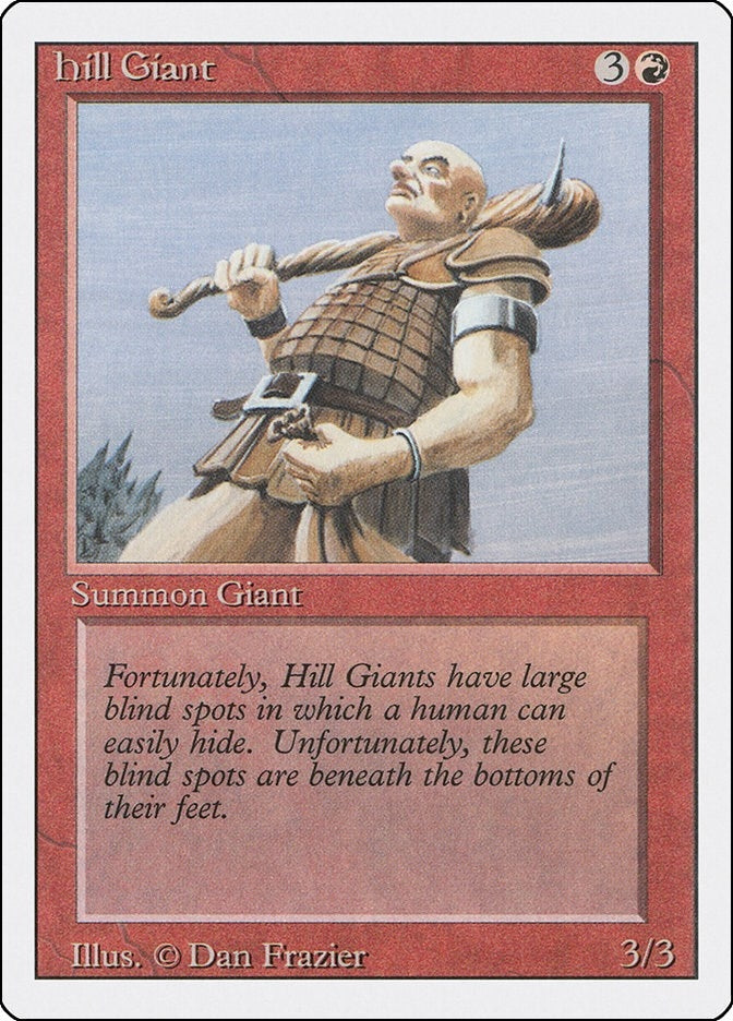 Image for Hill Giant (Revised Edition) (3ED) - Magic: The Gathering