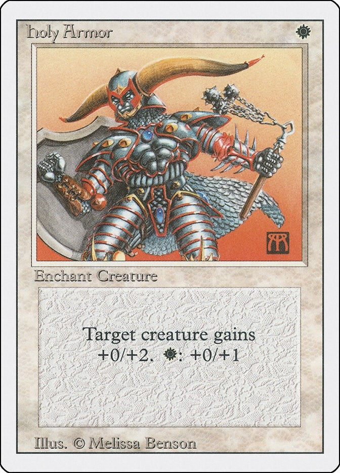 Image for Holy Armor (Revised Edition) (3ED) - Magic: The Gathering