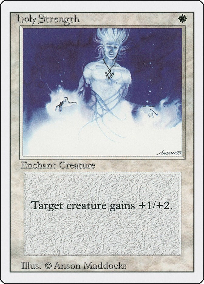 Image for Holy Strength (Revised Edition) (3ED) - Magic: The Gathering