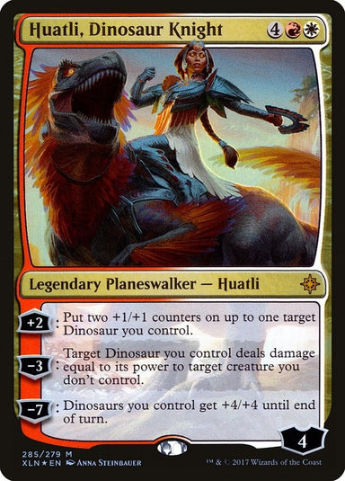 Image for Huatli, Dinosaur Knight (285) (XLN) - Magic: The Gathering