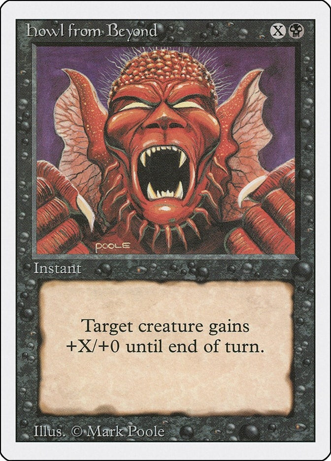 Image for Howl from Beyond (Revised Edition) (3ED) - Magic: The Gathering