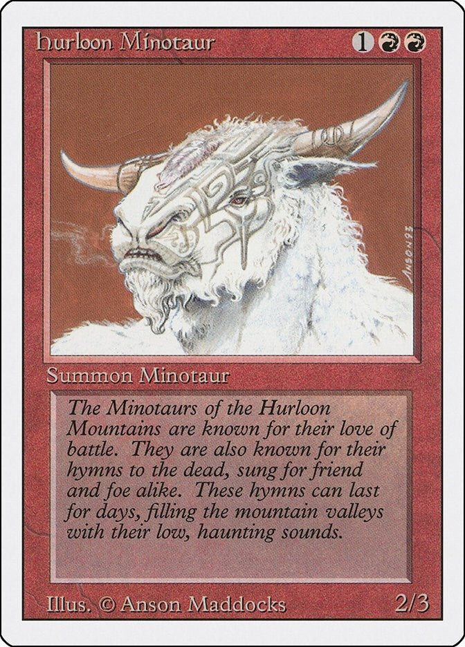 Image for Hurloon Minotaur (Revised Edition) (3ED) - Magic: The Gathering