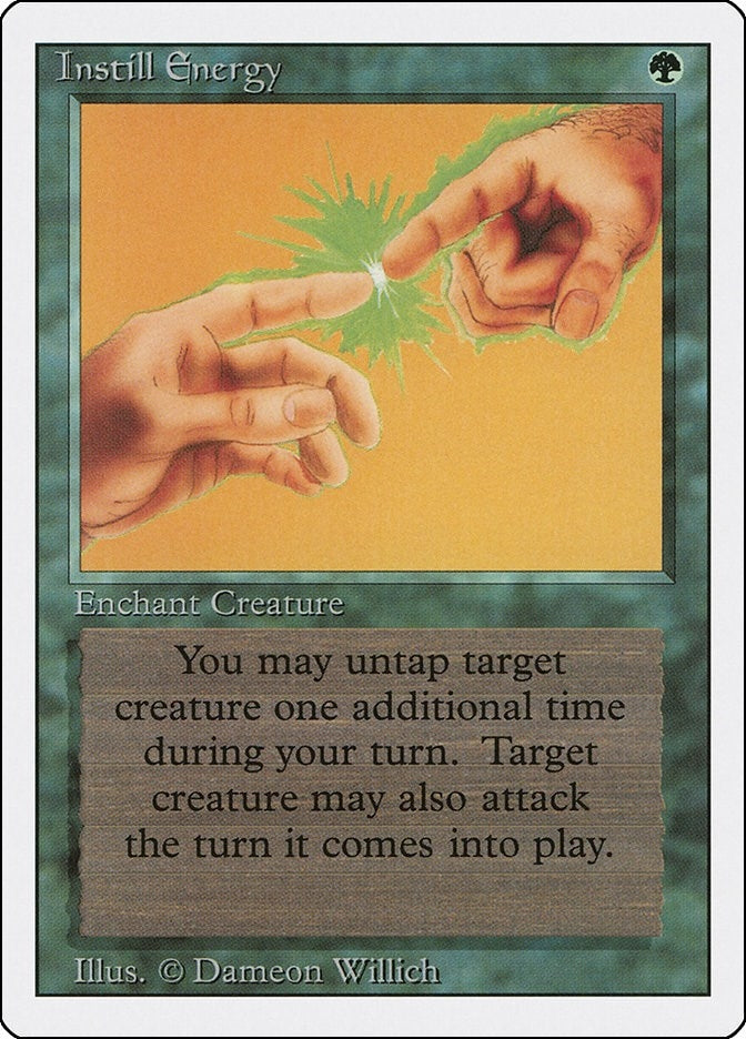 Image for Instill Energy (Revised Edition) (3ED) - Magic: The Gathering