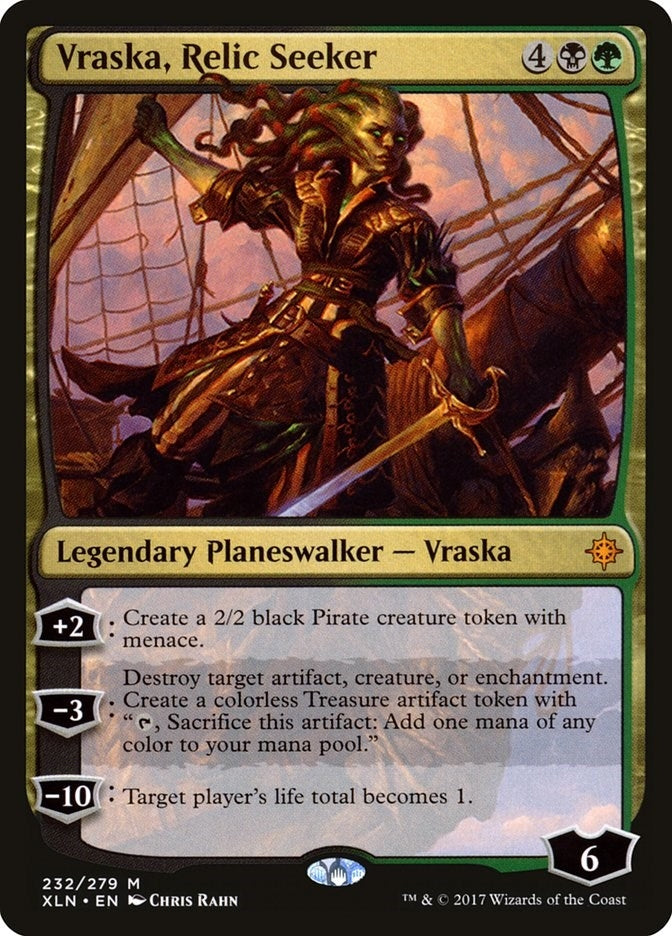 Vraska, Relic Seeker (232) (Ixalan)