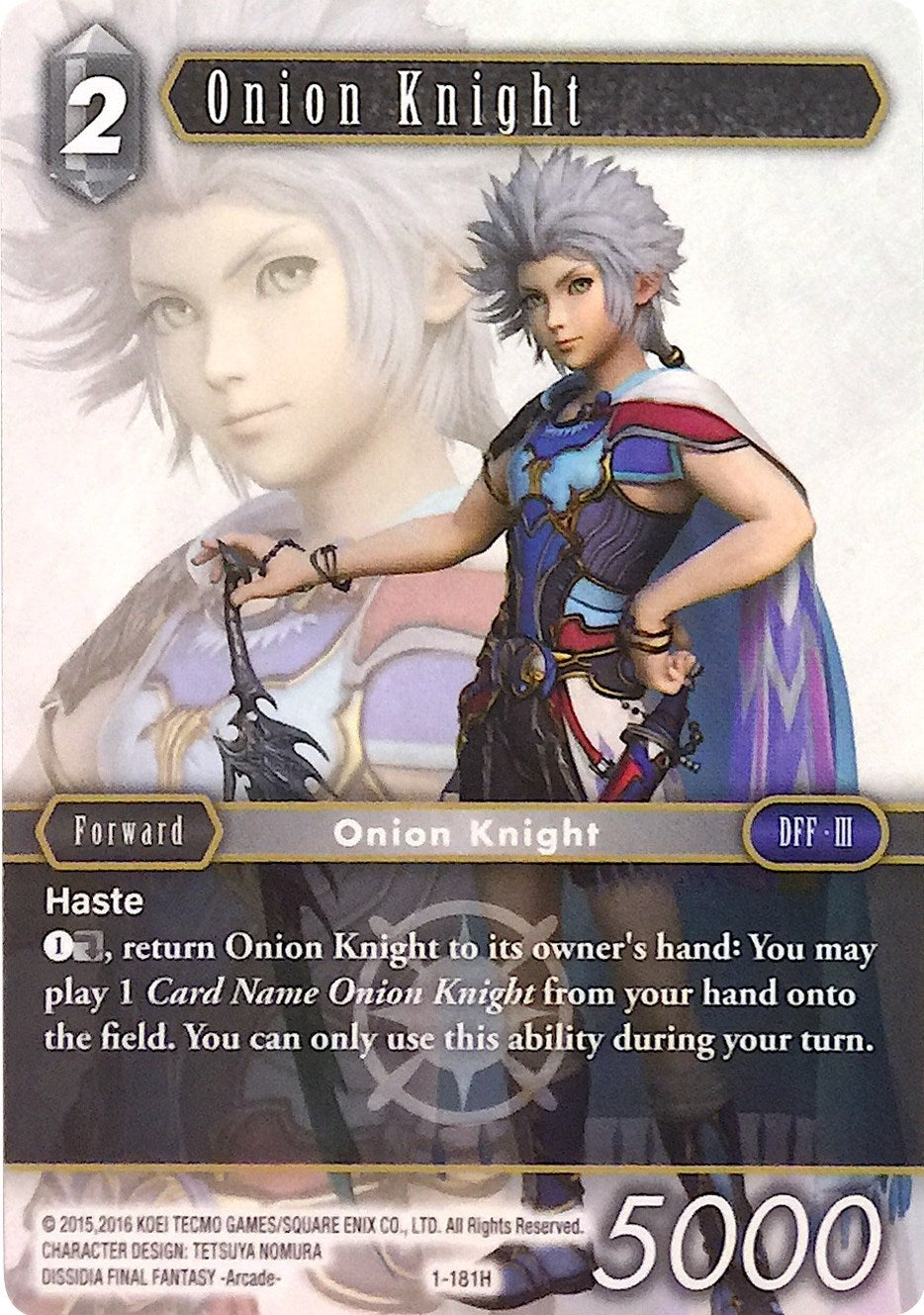 Image for Onion Knight (Alternate Art Promo) (PR-006/1-181H) (FF: Promo Cards) (PR) - Final Fantasy TCG