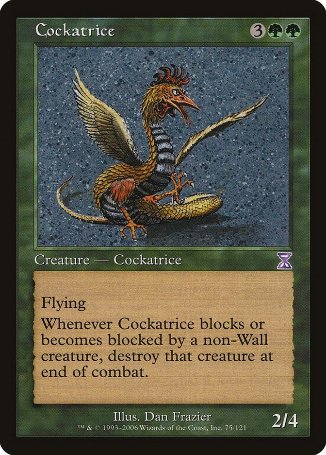 Image for Cockatrice (75) (Timeshifted) (TSB) - Magic: The Gathering