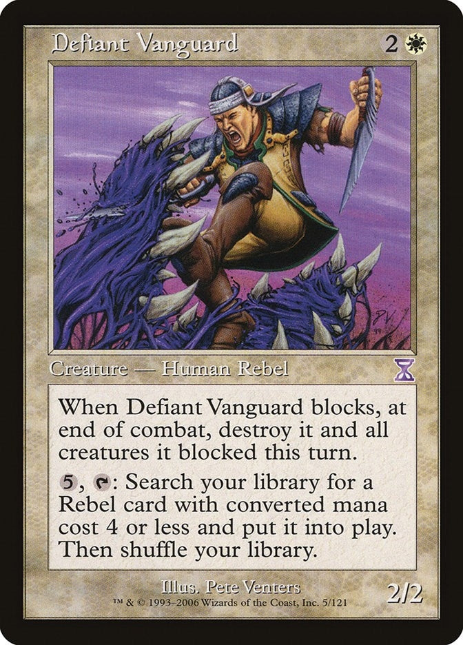 Image for Defiant Vanguard (5) (Timeshifted) (TSB) - Magic: The Gathering