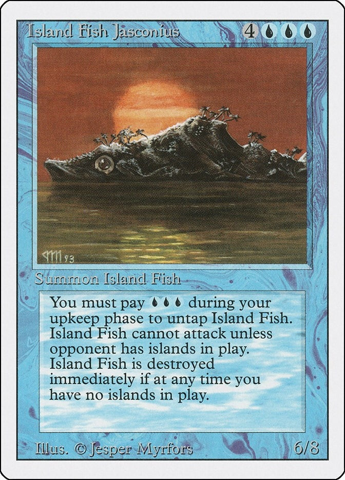 Image for Island Fish Jasconius (Revised Edition) (3ED) - Magic: The Gathering