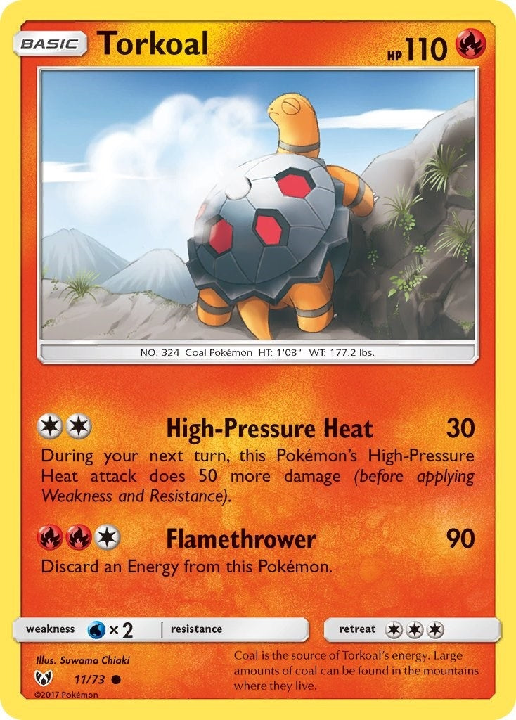 Torkoal (11/73) (Shining Legends)