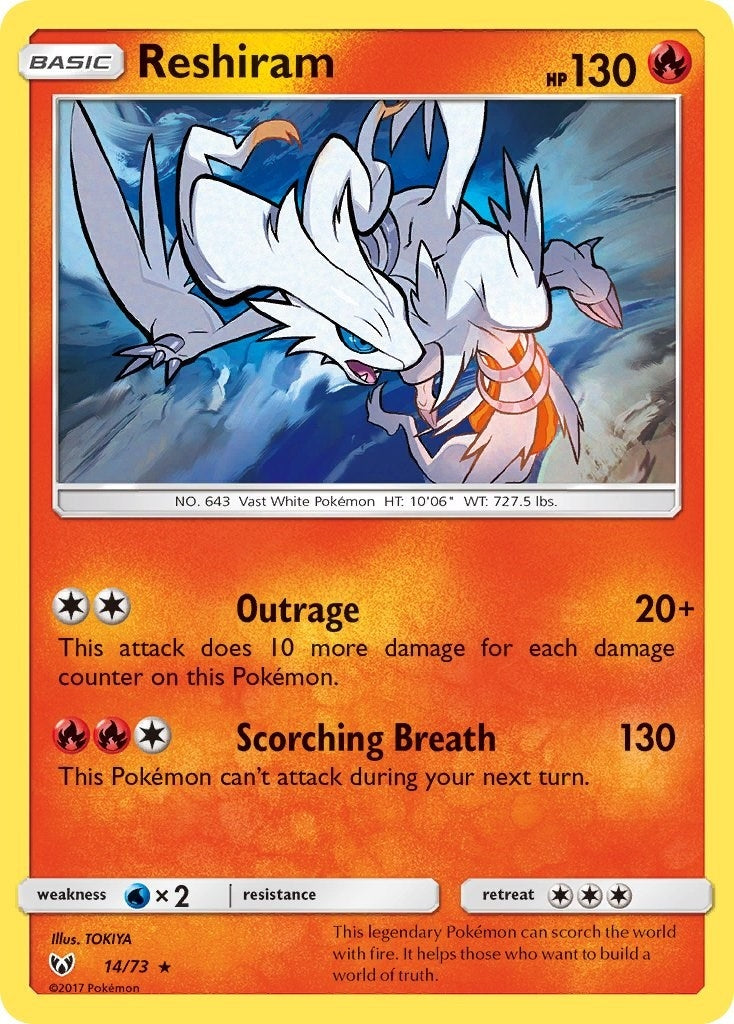 Reshiram (14/73) (Shining Legends)