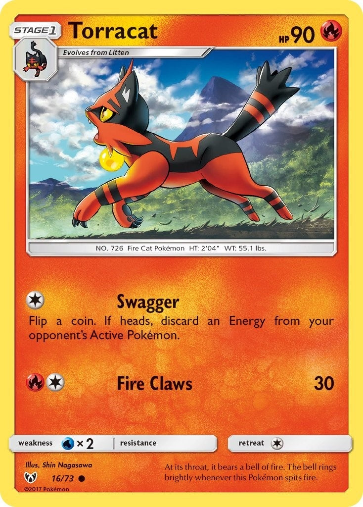 Torracat (16/73) (Shining Legends)