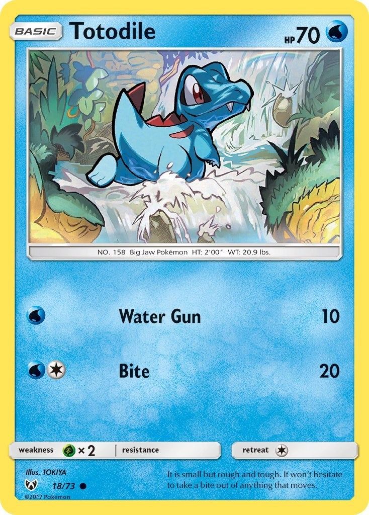 Totodile (18/73) (Shining Legends)