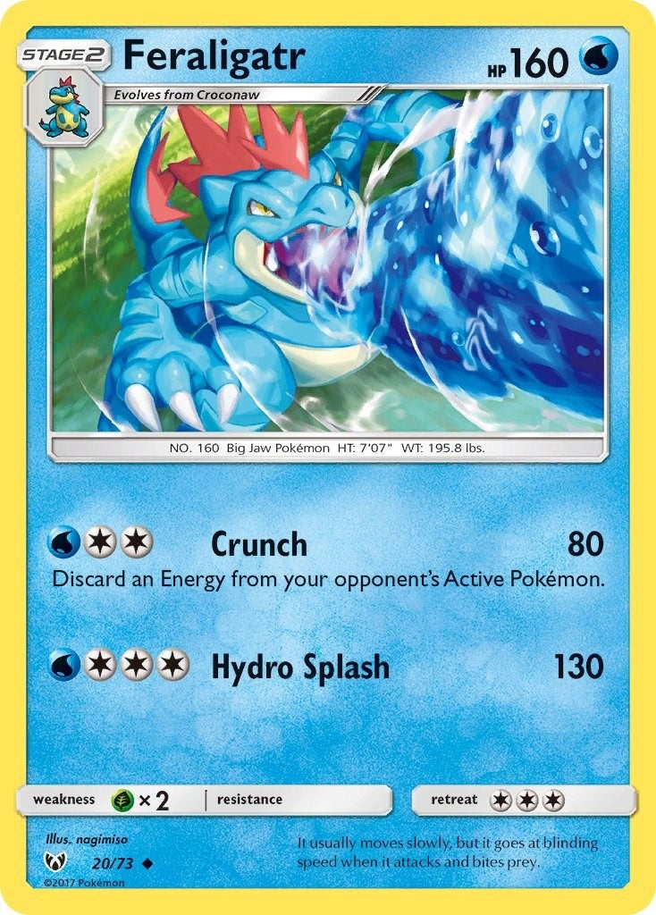 Feraligatr (20/73) (Shining Legends)