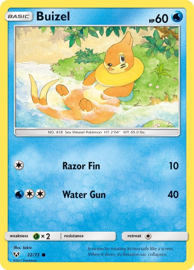 Buizel (22/73) (Shining Legends)