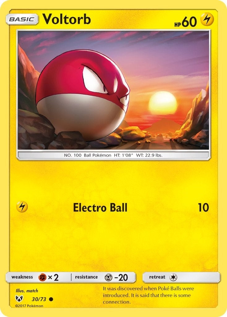 Voltorb (30/73) (Shining Legends)