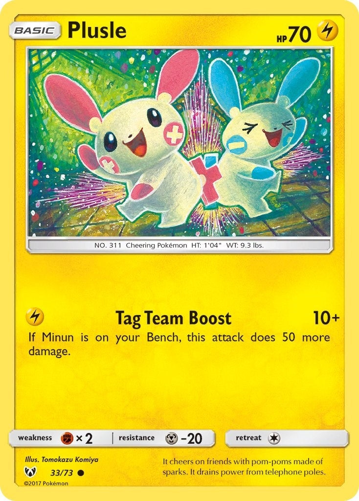 Plusle (33/73) (Shining Legends)