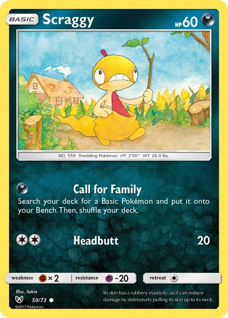 Scraggy (50/73) (Shining Legends)