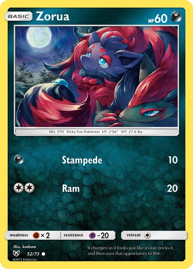 Zorua (52/73) (Shining Legends)