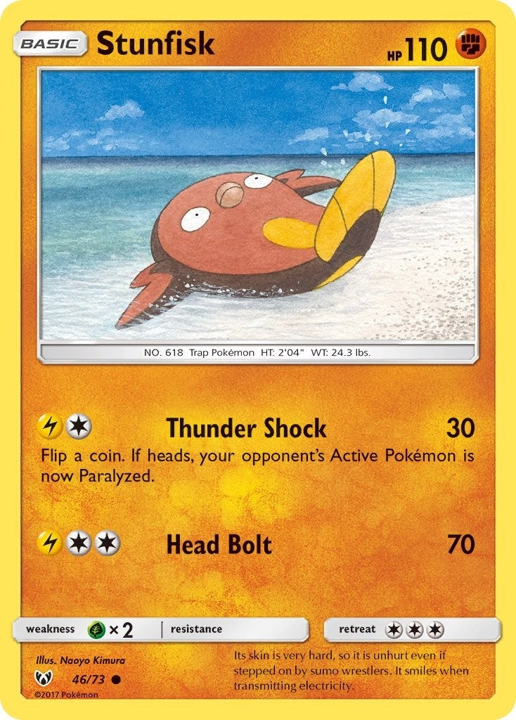 Stunfisk (46/73) (Shining Legends)