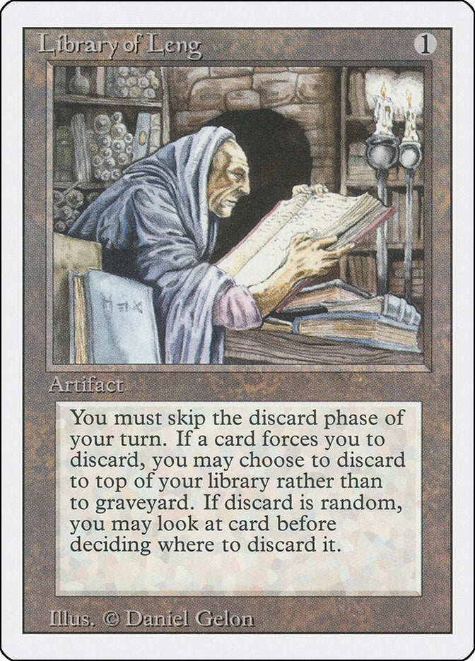 Image for Library of Leng (Revised Edition) (3ED) - Magic: The Gathering