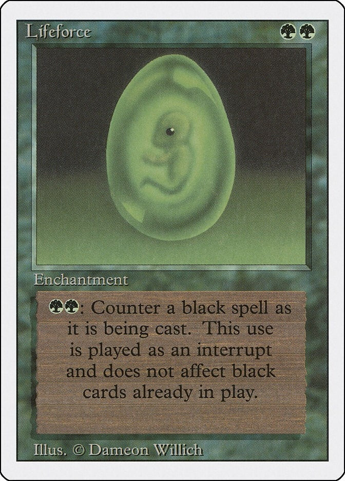Image for Lifeforce (Revised Edition) (3ED) - Magic: The Gathering