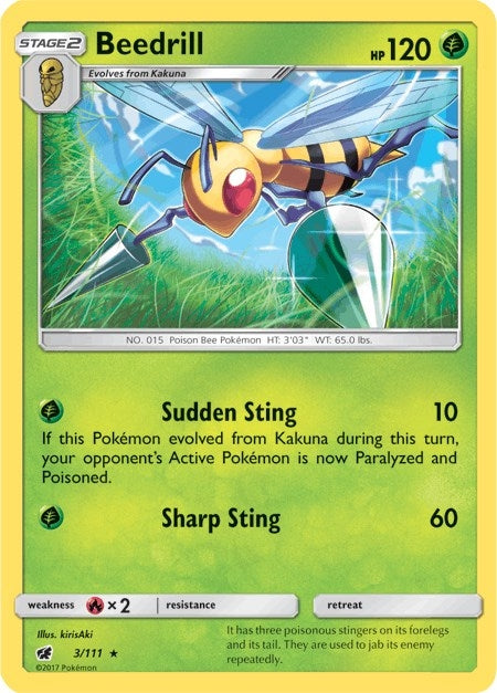 Beedrill (3/111) (SM - Crimson Invasion)