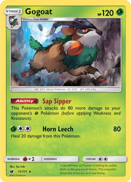 Gogoat (11/111) (SM - Crimson Invasion)