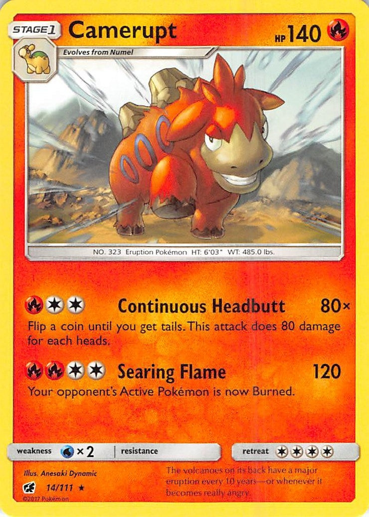 Camerupt (14/111) (SM - Crimson Invasion)