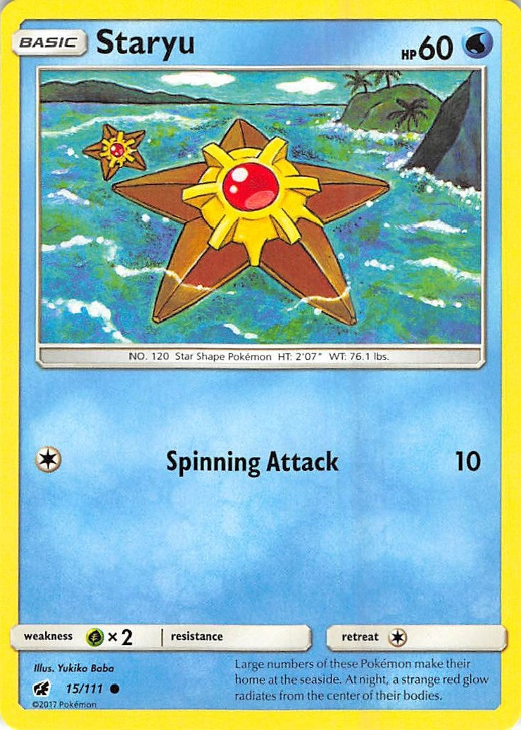 Staryu (15/111) (SM - Crimson Invasion)