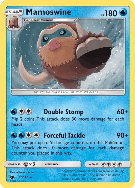 Mamoswine (21/111) (SM - Crimson Invasion)